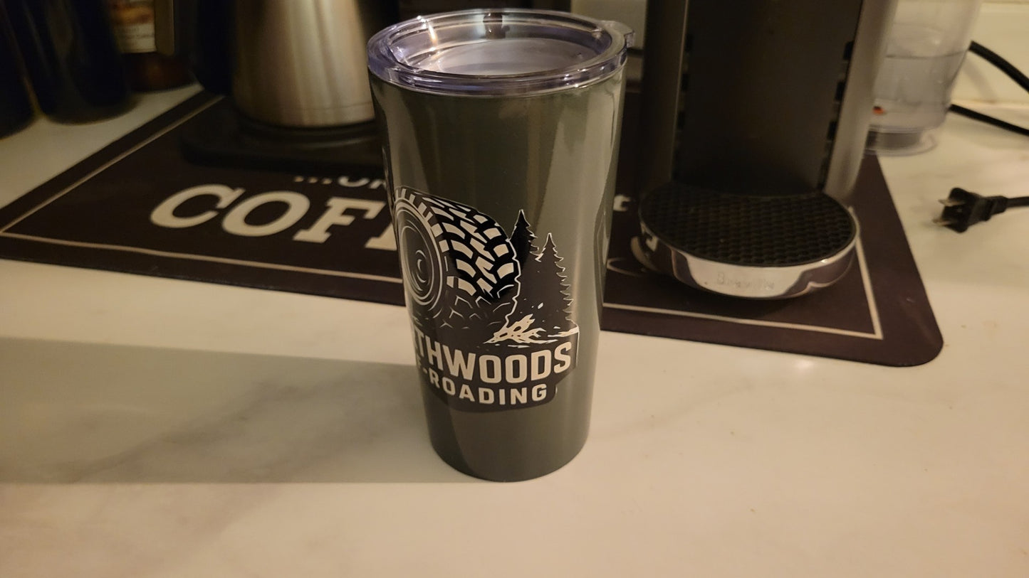 Tapered stainless steel tumbler