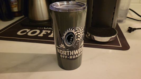 Tapered stainless steel tumbler