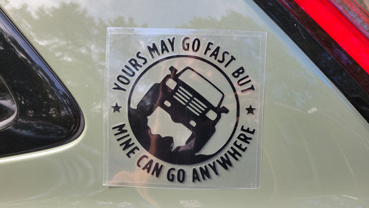 Go Anywhere - Decal