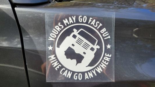 Go Anywhere - Decal