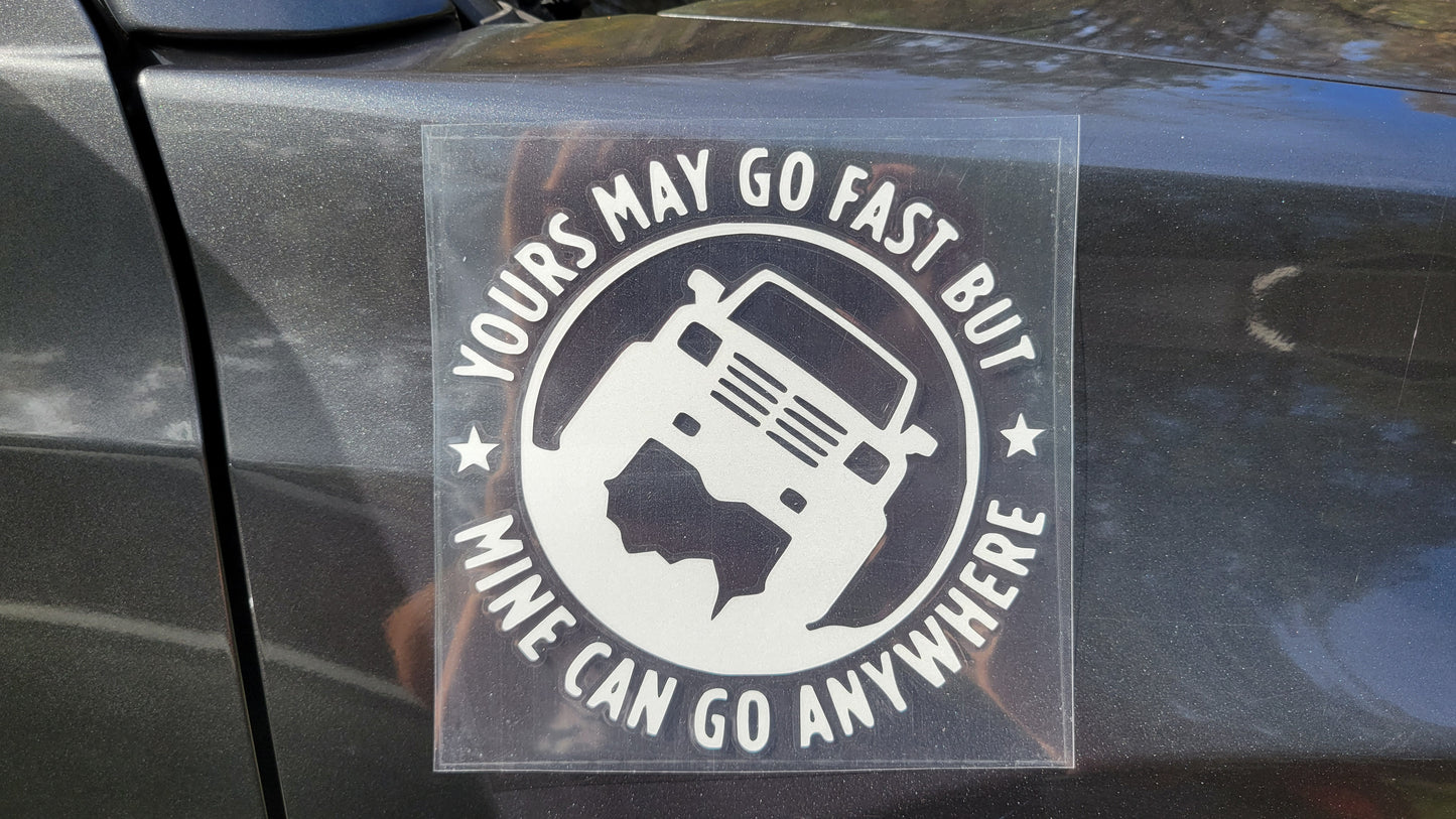 Go Anywhere - Decal